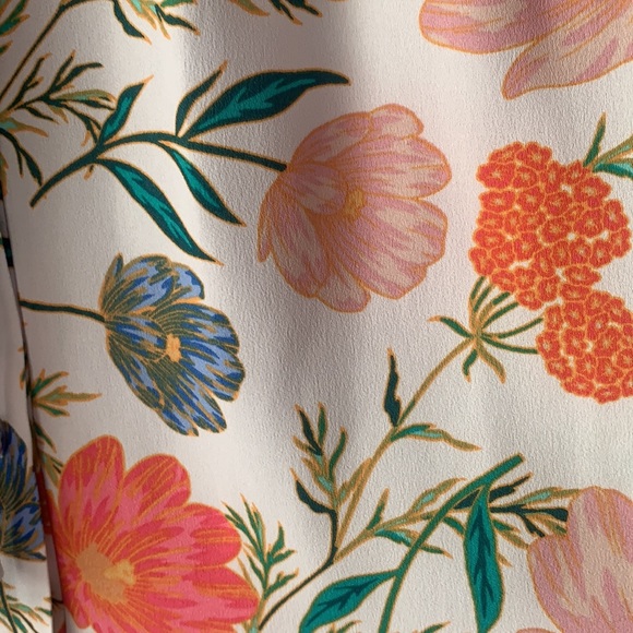 Kate Spade Blossom Tie Neck Blouse - Picture 9 of 14